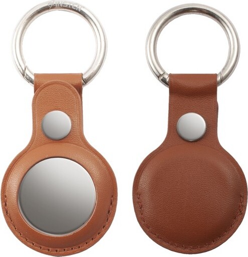 Insten Genuine Leather Case & Keychain Ring Compatible with AirTag / Air  Tag, Accessories Holder, Brown - ShopStyle Leashes, Harnesses & Collars